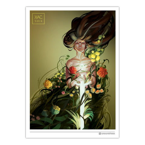 Ace of Swords print